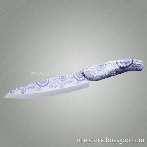 Noble Pattern Blade Ceramic Blade Knife and Scissor Set
